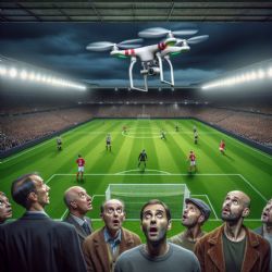 Špionážní dron nad fotbalovým hřištěm - Arka Gdyně šmírovala soupeře